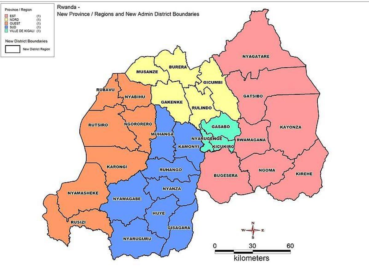 Ruanda harita sektörler