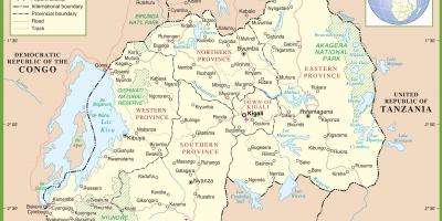Ruanda harita konumu