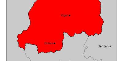 Ruanda haritası sıtma